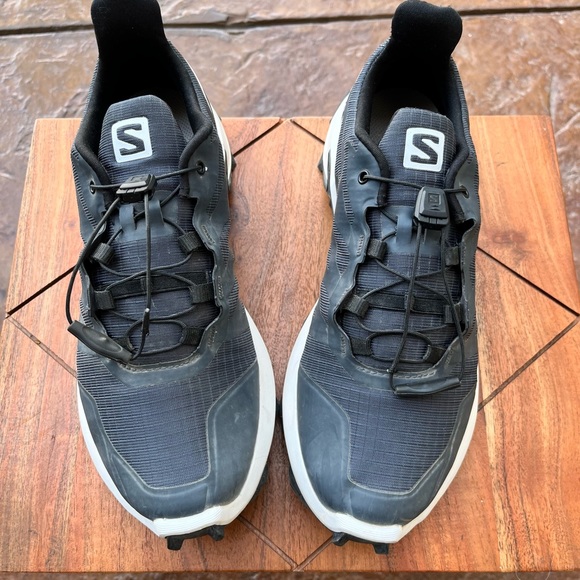 Salomon Super Cross trail running shoes - Like new! Comfy - light Sz 7.5 - Picture 2 of 7